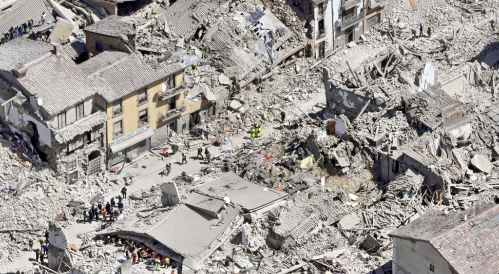 Terremoto-emergenza-soccorso con drone